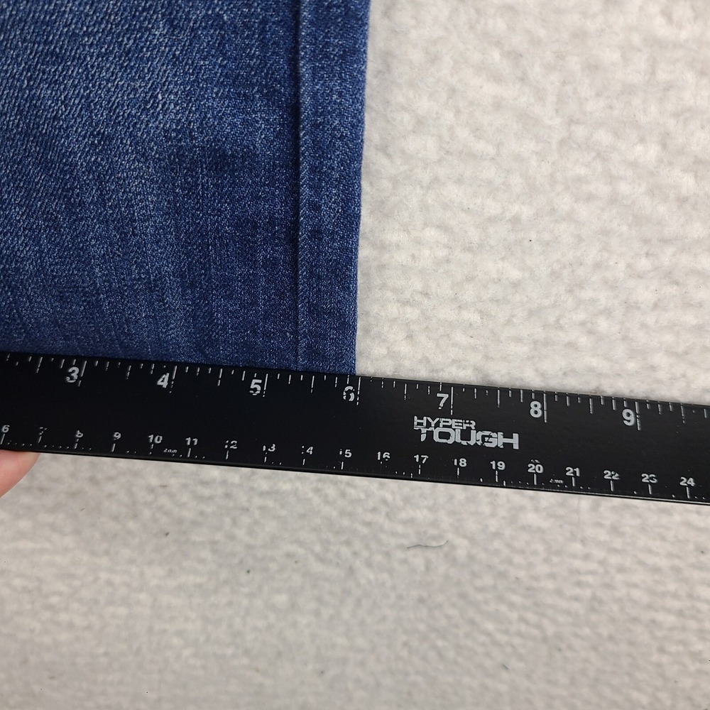 Paige Jeans Womens 26 Blue Jimmy Jimmy Skinny Penelope Distress Dark Wash Denim - Picture 6 of 13